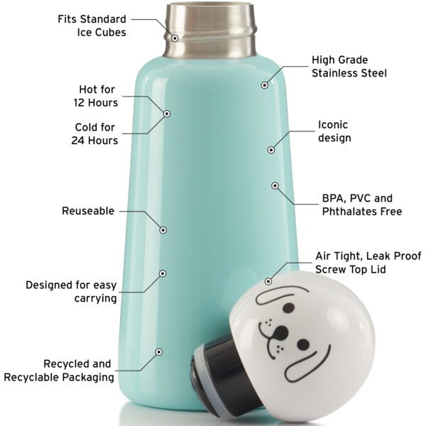 LUND Skittle Mini BPA mentes acél kulacs 300ML DOG - Image 2