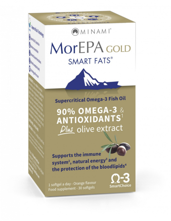 MorEPA GOLD omega3 halolaj + antioxidánsok + olíva kivonat selectiko