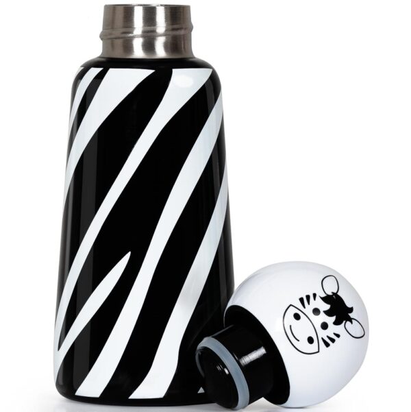 LUND Skittle Mini BPA mentes acél kulacs 300ML ZEBRA - Image 5