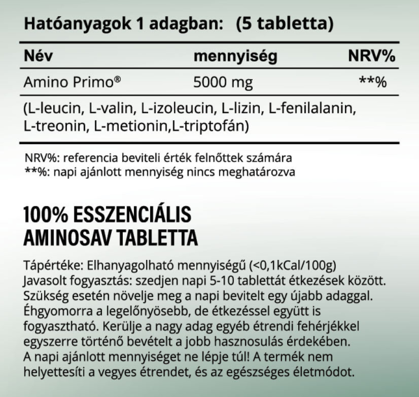 Amino Primo tabletta - Image 2