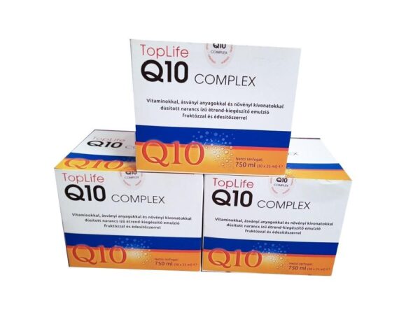 Q10 Koenzim Complex TopLife ampullás 3 dobozos Akciós ár - Image 3