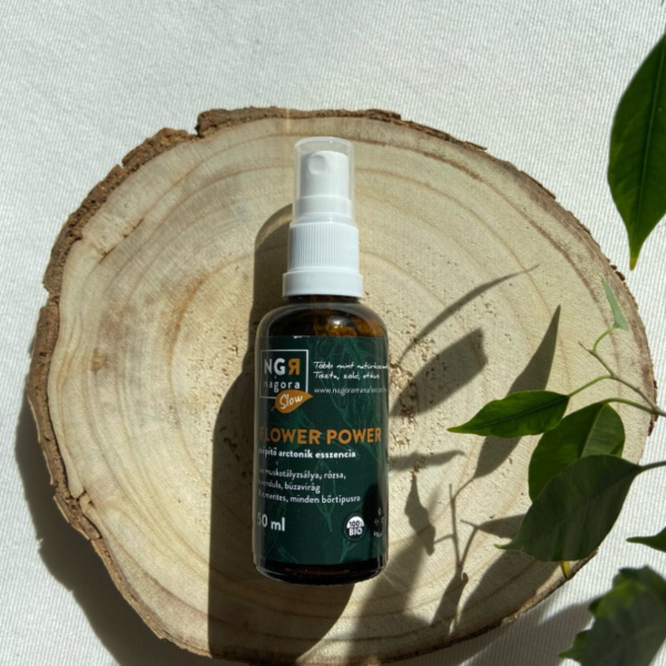 Flower Power szépítő, anti-aging arctonik esszencia 50ml - Image 2