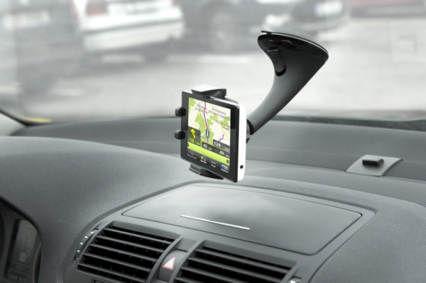 Univerzális GoGEN telefontartó - feketeTelefon- és GPS navigációtartó. 4" - 5,7" átmérőhöz, 360°-kal forgatható, kihúzható karok - Image 4