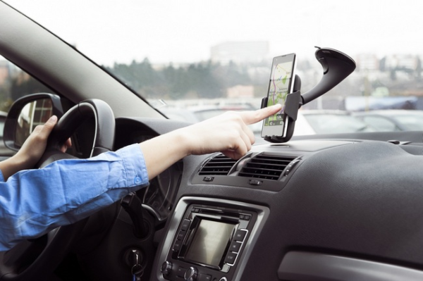 Univerzális GoGEN telefontartó - feketeTelefon- és GPS navigációtartó. 4" - 5,7" átmérőhöz, 360°-kal forgatható, kihúzható karok - Image 5