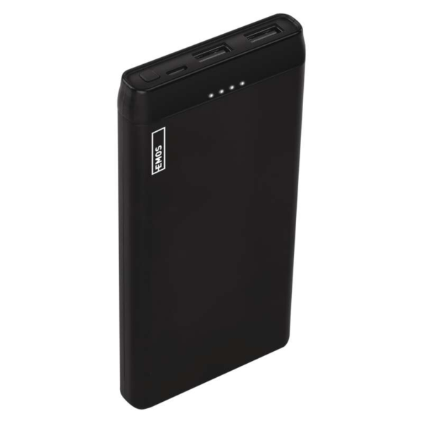 Emos powerbank 10.000mAh +Duo micro /type-C kábel, fekete - Image 4
