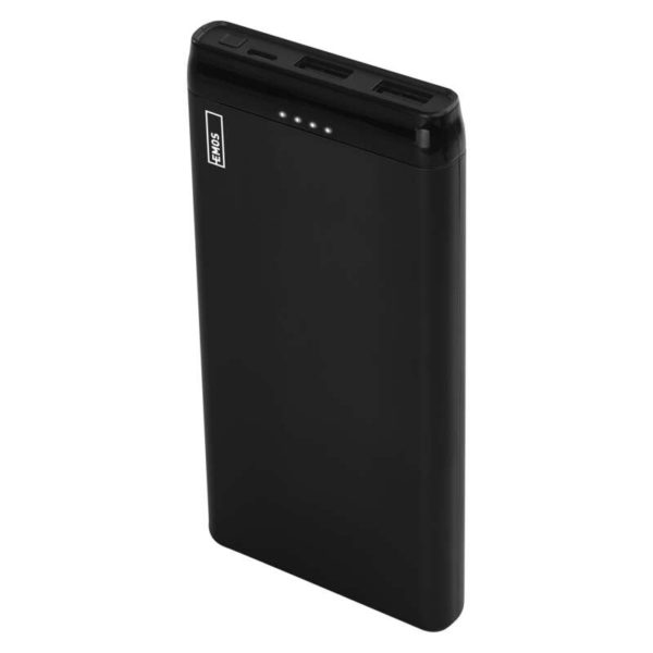 Emos powerbank 10.000mAh +Duo micro /type-C kábel, fekete - Image 3