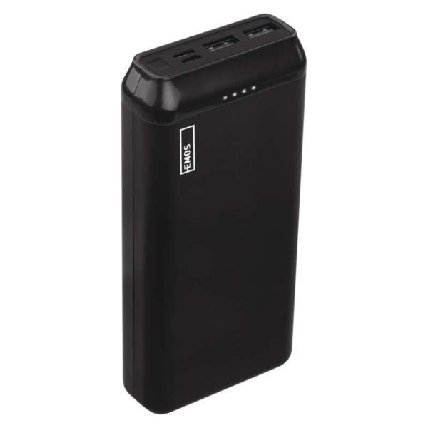 EMOS Powerbank 20.000 mAh, 10 W, fekete, Li-Po 3,7 V +Type-C kábel - Image 4
