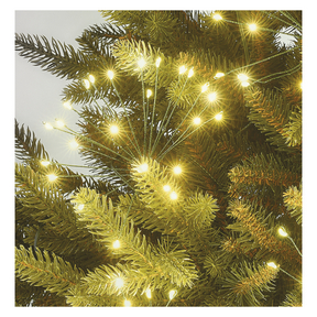 LED fényfüzér – fürtök, nano, 5,2 m, beltéri, meleg fehér, időzítő - Image 3