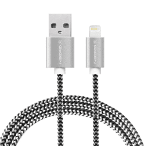 gogen-lightning-kabel-3m-textil-boritas-ezustos-szinadat-es-tolto-csatlakozo-lightning-kabel-usb-2-0-a-lightning-villa-femes-konnektorok
