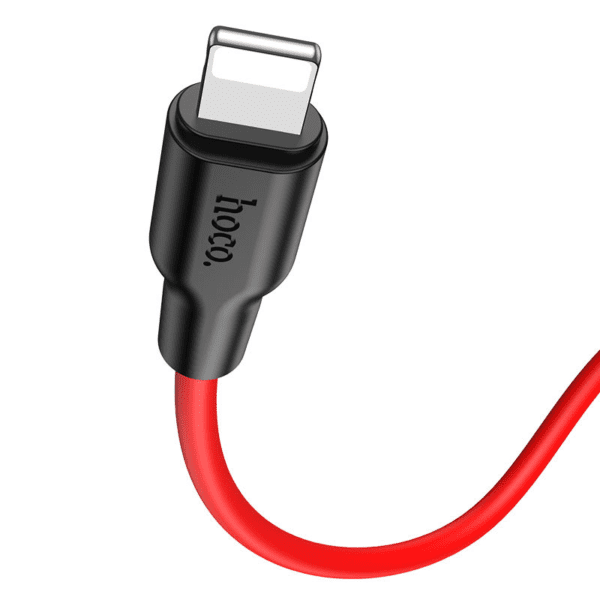 Hoco. X21 Plus Szilikon Gyorstöltő Adatkábel USB C - Lighting típusú csatlakozóval - Image 3