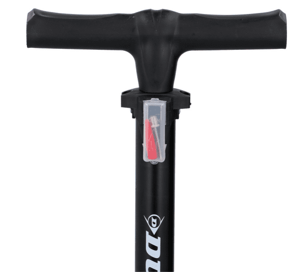 Dunlop álló kerékpár pumpa, 67,5 cm, max 12 bar, 100cm tömlő, Presta- Dunlop és Schrader - Image 5