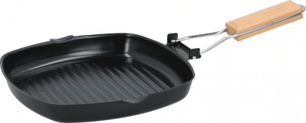 ALPINA grillserpenyő 24cm, behajtható fanyeles 2 réteg non-stick - Image 3