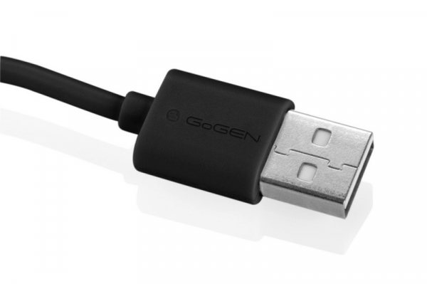 GoGen MicroUSB / USB-A 2.0 Töltő és adatkábel, fekete szín, 2m - Image 5