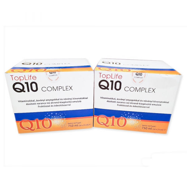 Q10 Koenzim Complex TopLife ampullás 2 dobozos Akciós ár - Image 4