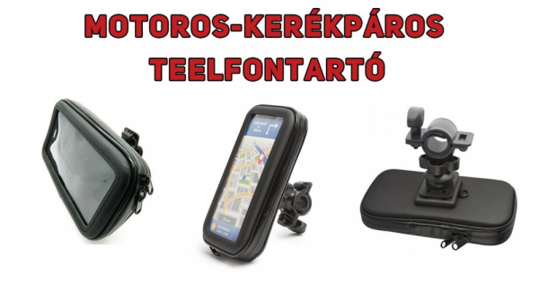 Motoros telefontartó kormányra rögzithető vízálló - Image 3