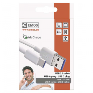 emos-type-c-2-0-usb-a-2-0-tolto-es-adatkabel-15-m-feher