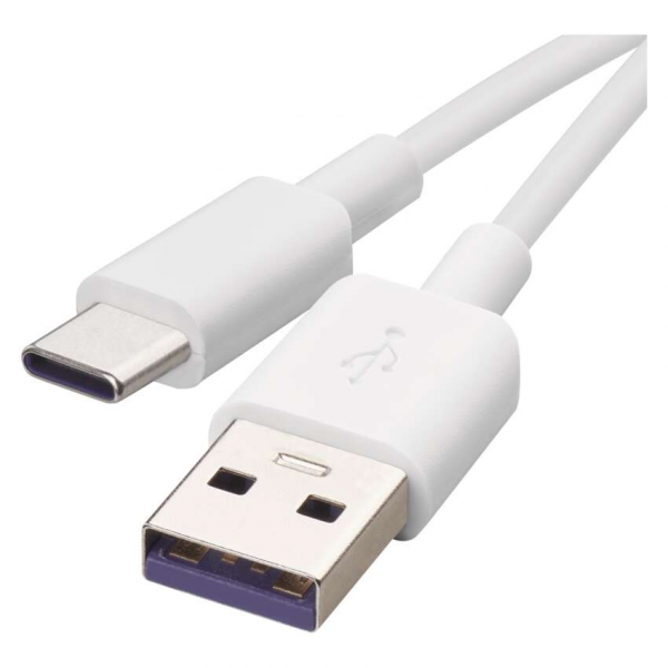 EMOS Type-C 2.0/ USB-A 2.0 Töltő- és adatkábel 1,5 m, fehér - Image 3