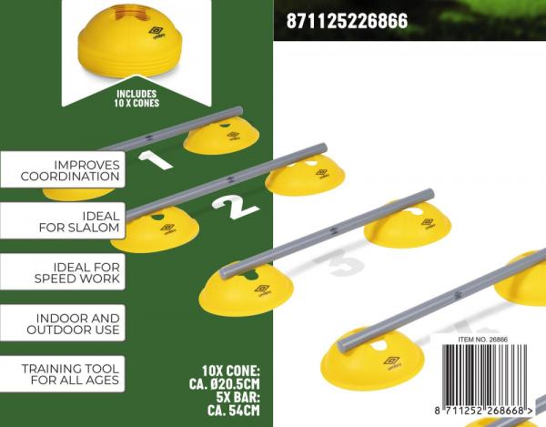 Umbro Akadálypálya szett 16 részes, 788gr - Image 3