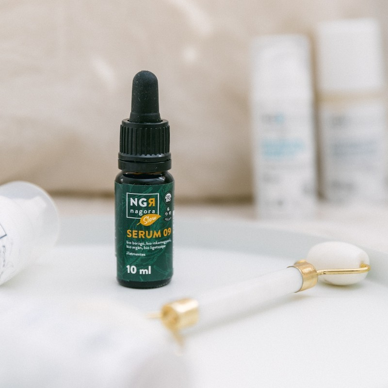Serum 09 bio borágó- és inkamogyoró olajjal 10 ml - Image 4