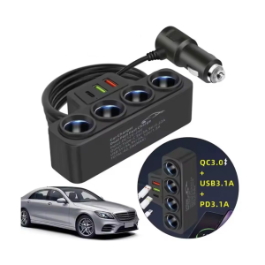 Szivargyujtó elosztó és töltő 4port